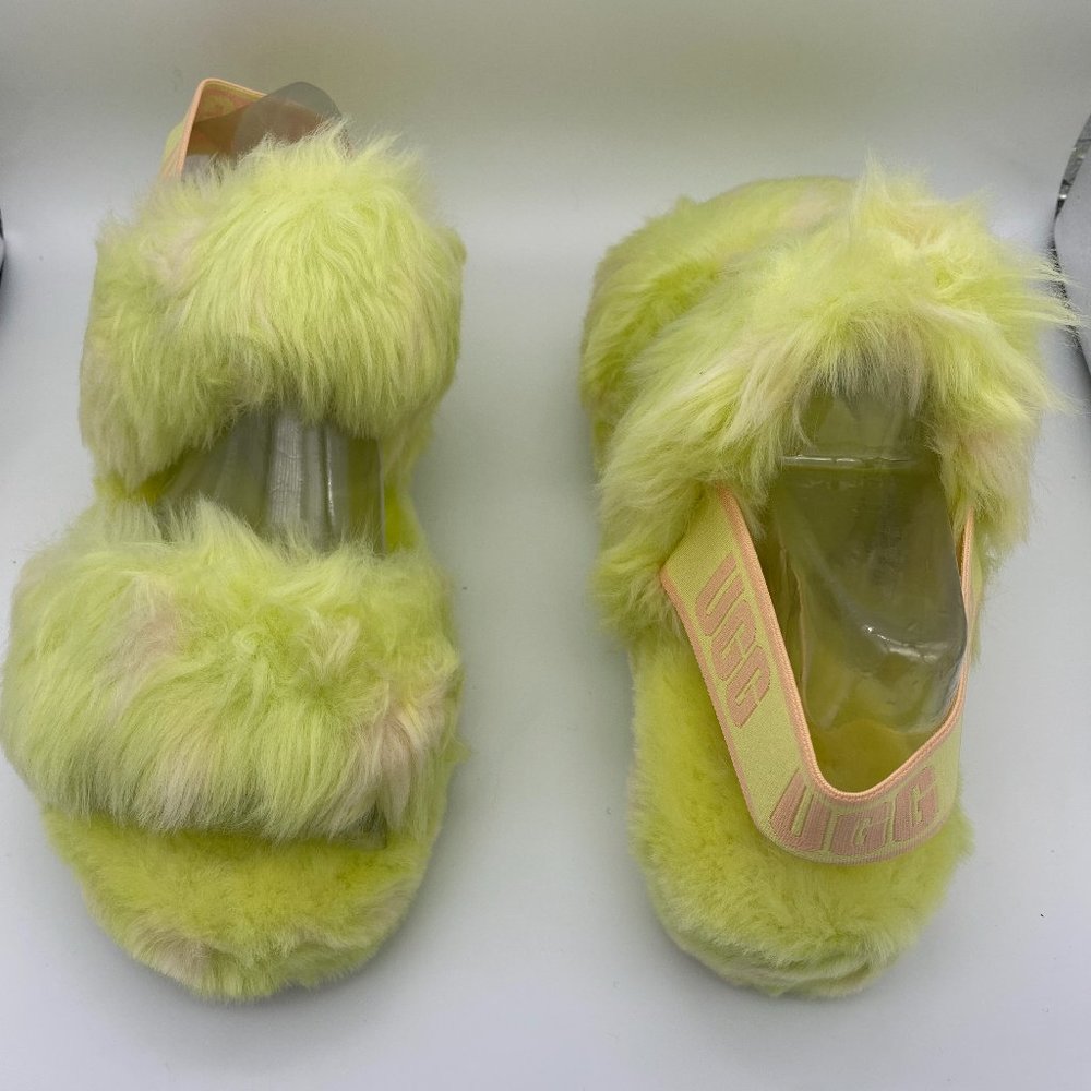 UGG Women's Pollen Yellow "Oh Yeah Spots" Slippers